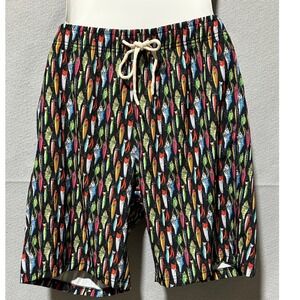 Two Left Feet Mens Swim Trunks Fishing Lures Print Medium M 32 Shorts
